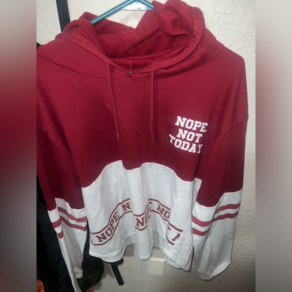 Sweater with hood